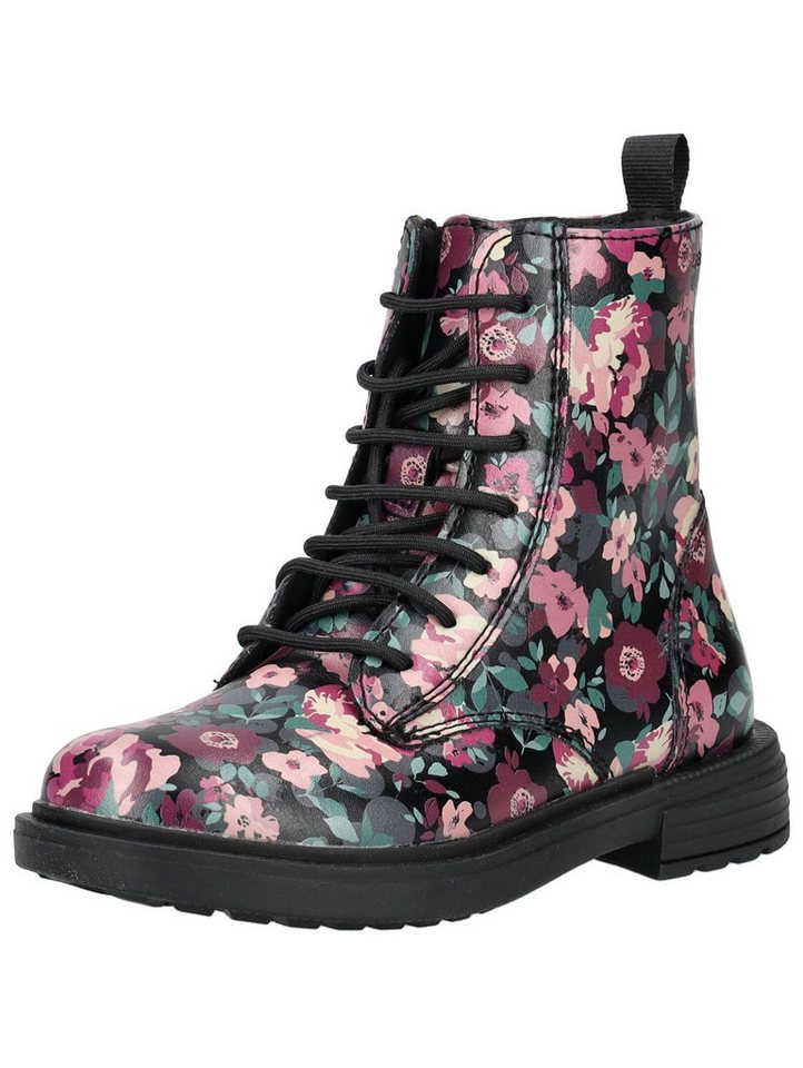 Geox Stiefelette Lederimitat Schnürstiefelette