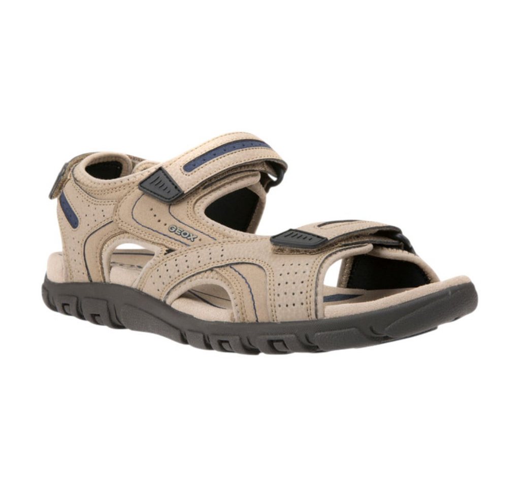 Geox Strada 050AU sand/navy Herren Sandale