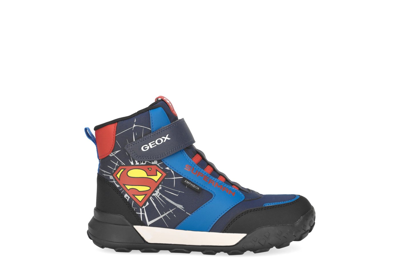 Geox TREKKYUP, Warmfutter, Blau, kombiniert, Kinder Winterstiefel