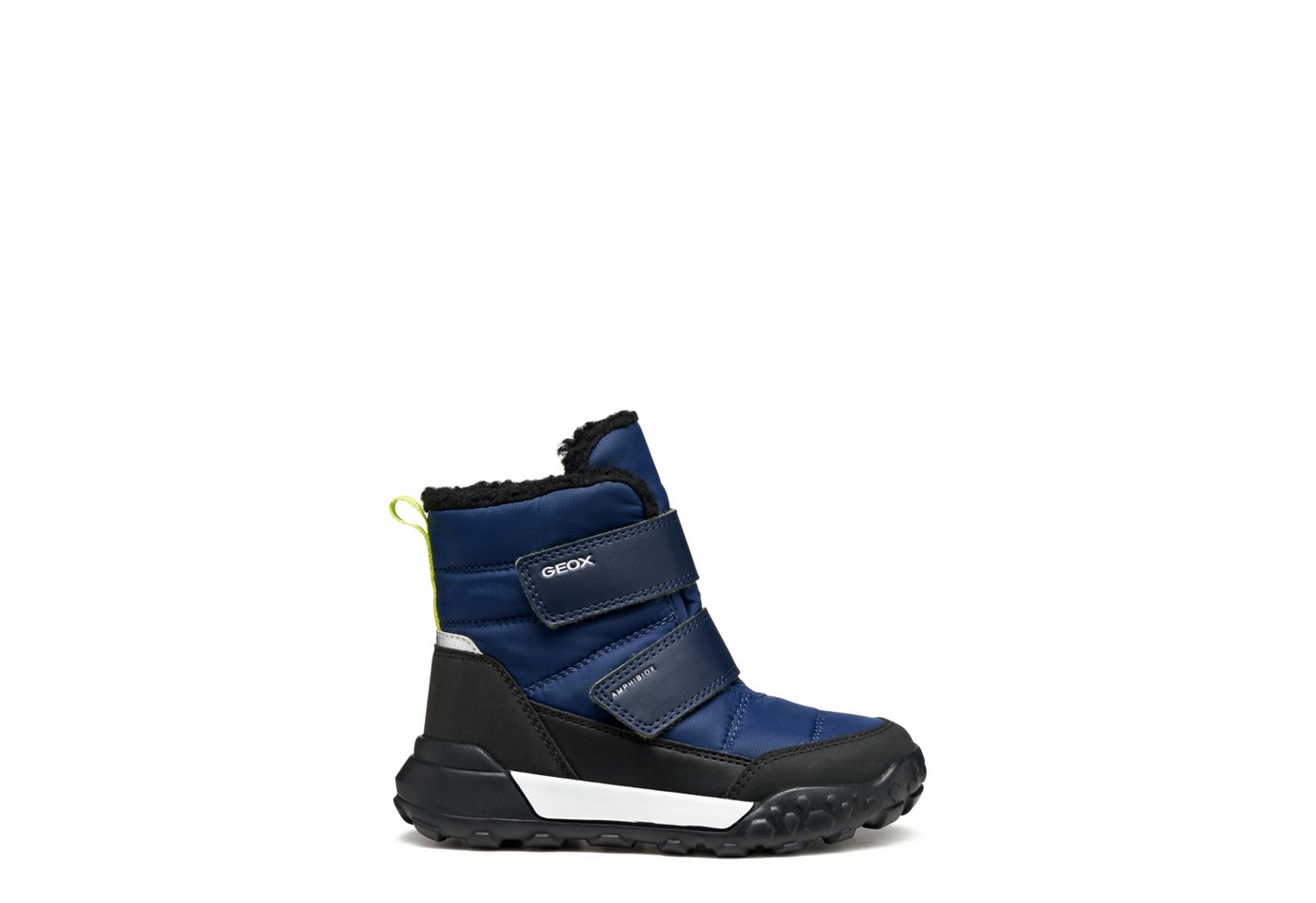 Geox TREKKYUP, Warmfutter, Blau, kombiniert, Kinder Winterstiefel