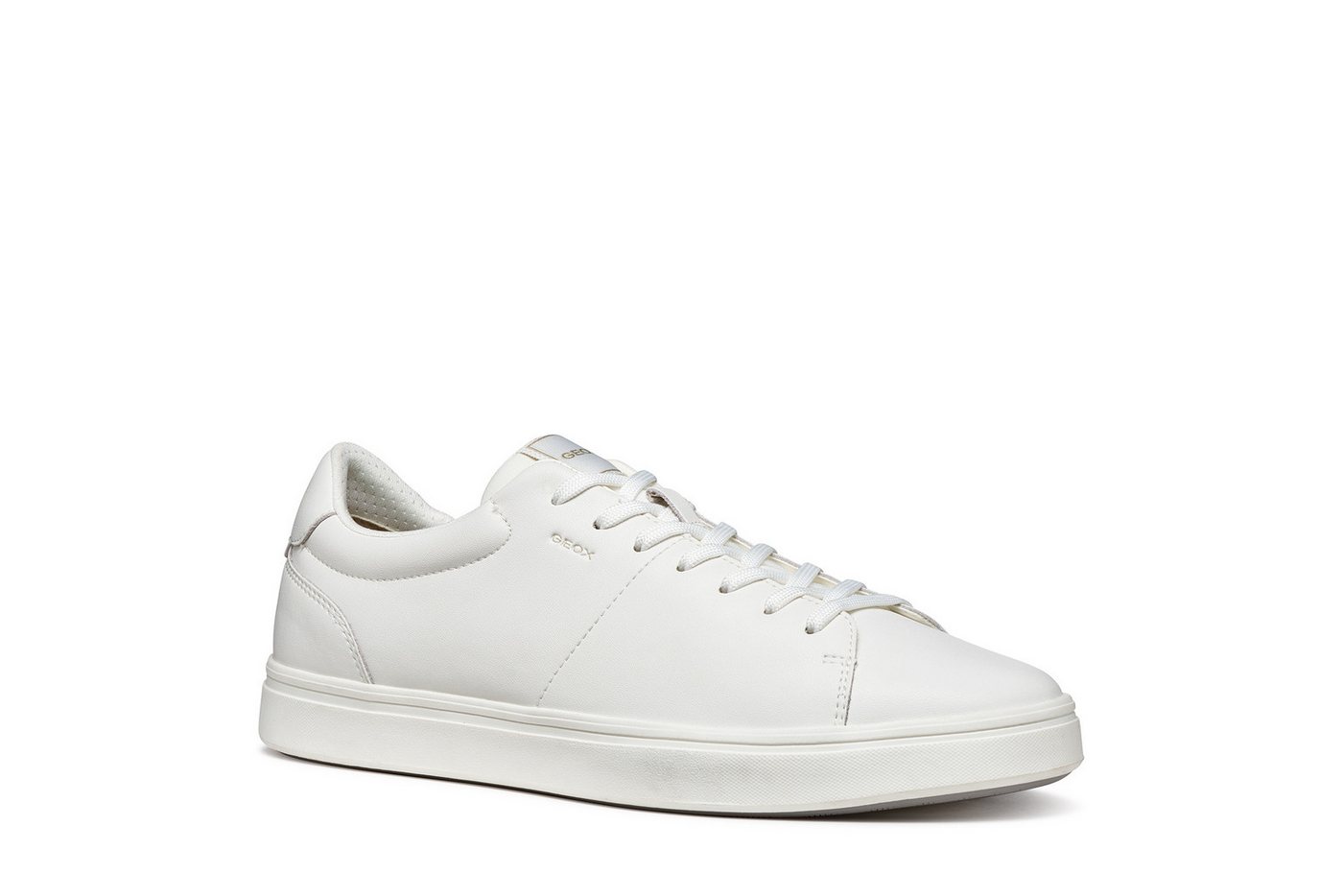 Geox U BALTIMOORE Sneaker Halbschuh, Freizeitschuh, Schnürer mit GEOX Spezial Membran (weiß)