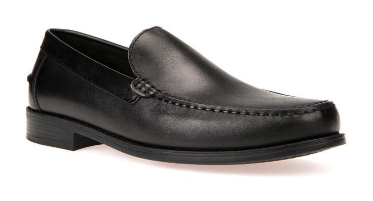 Geox U NEW DAMON A Slipper Business Schuh, Loafer mit Blockabsatz
