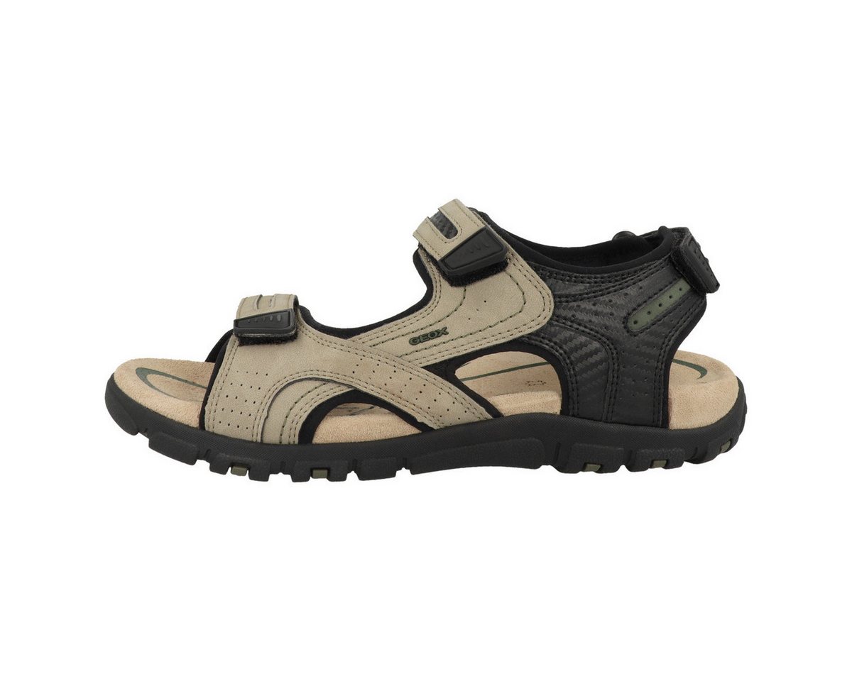 Geox U S Strada D Herren Sandale Sandaletten, Sommerschuhe, Badeschuhe, Riemchen, Schlappen (beige)