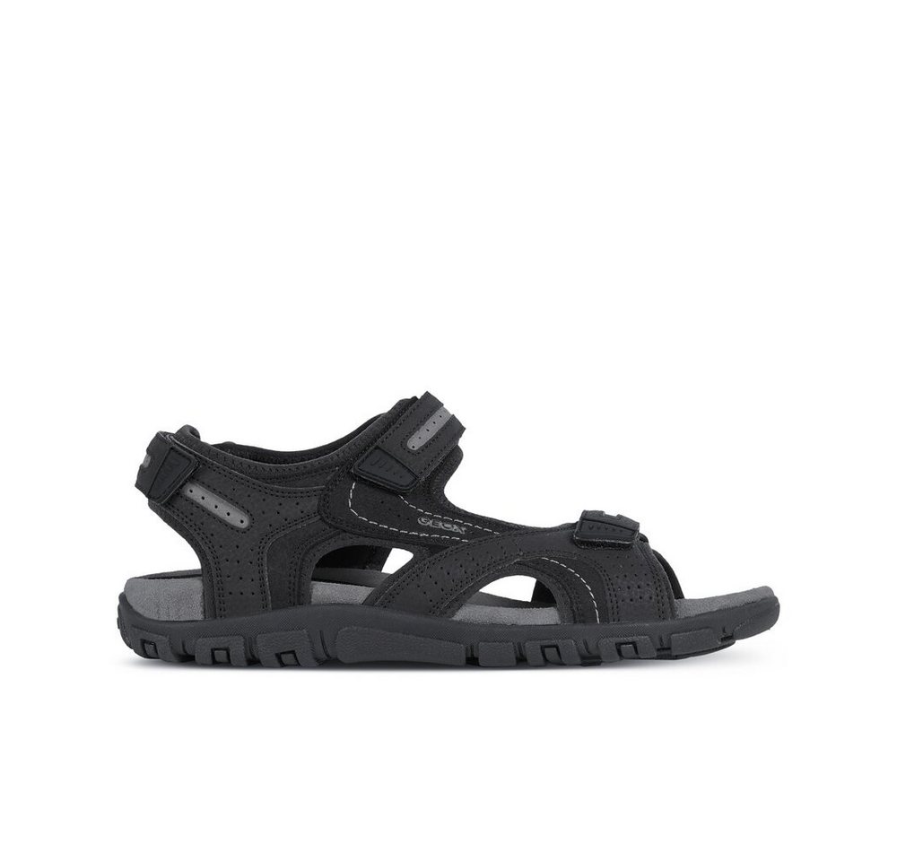 Geox - U S.STRADA D - Schwarz Sandalette