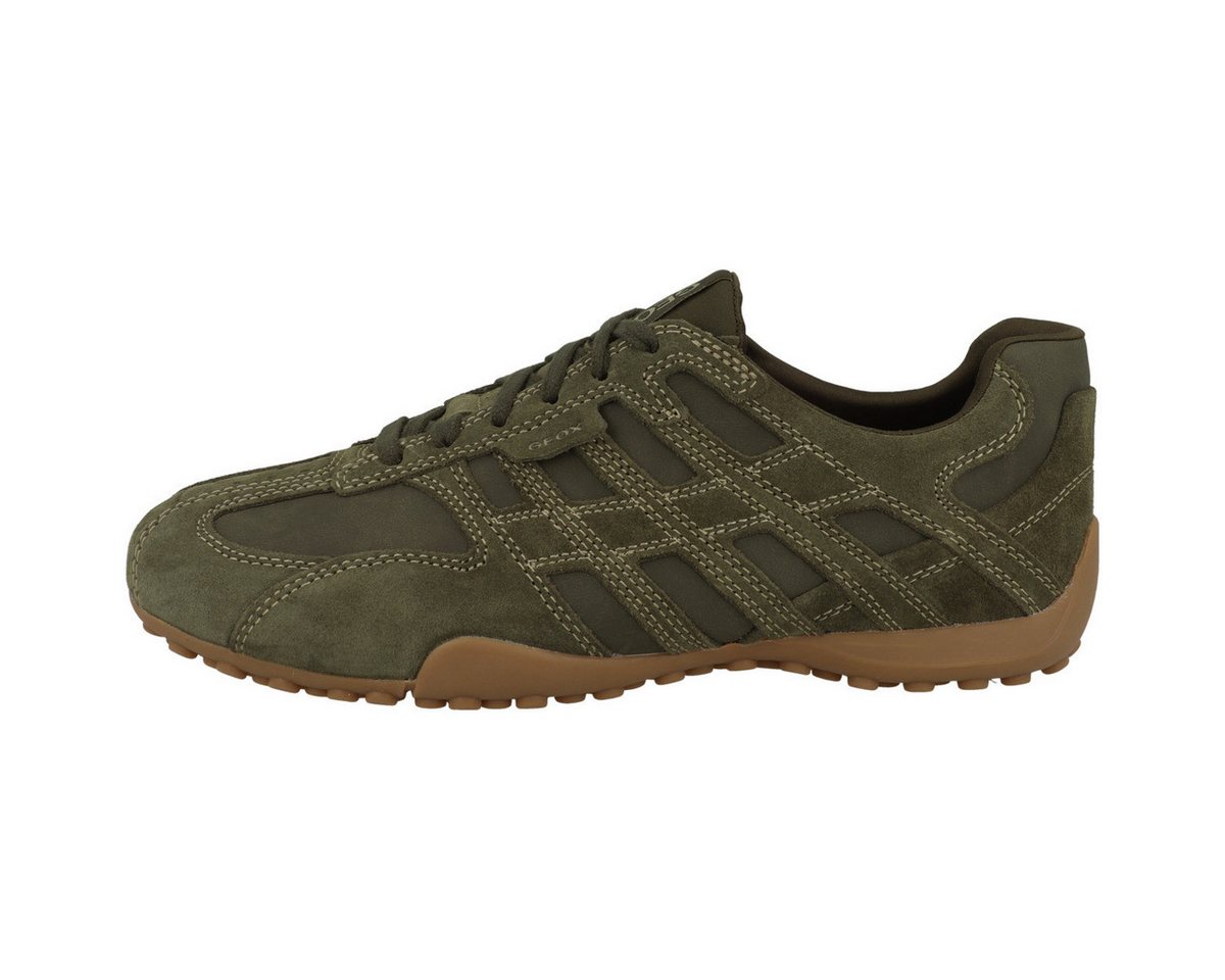 Geox U Snake Original Herren Sneaker Turnschuhe, Sportschuhe, Freizeitschuhe, Halbschuhe, Schnürschuhe