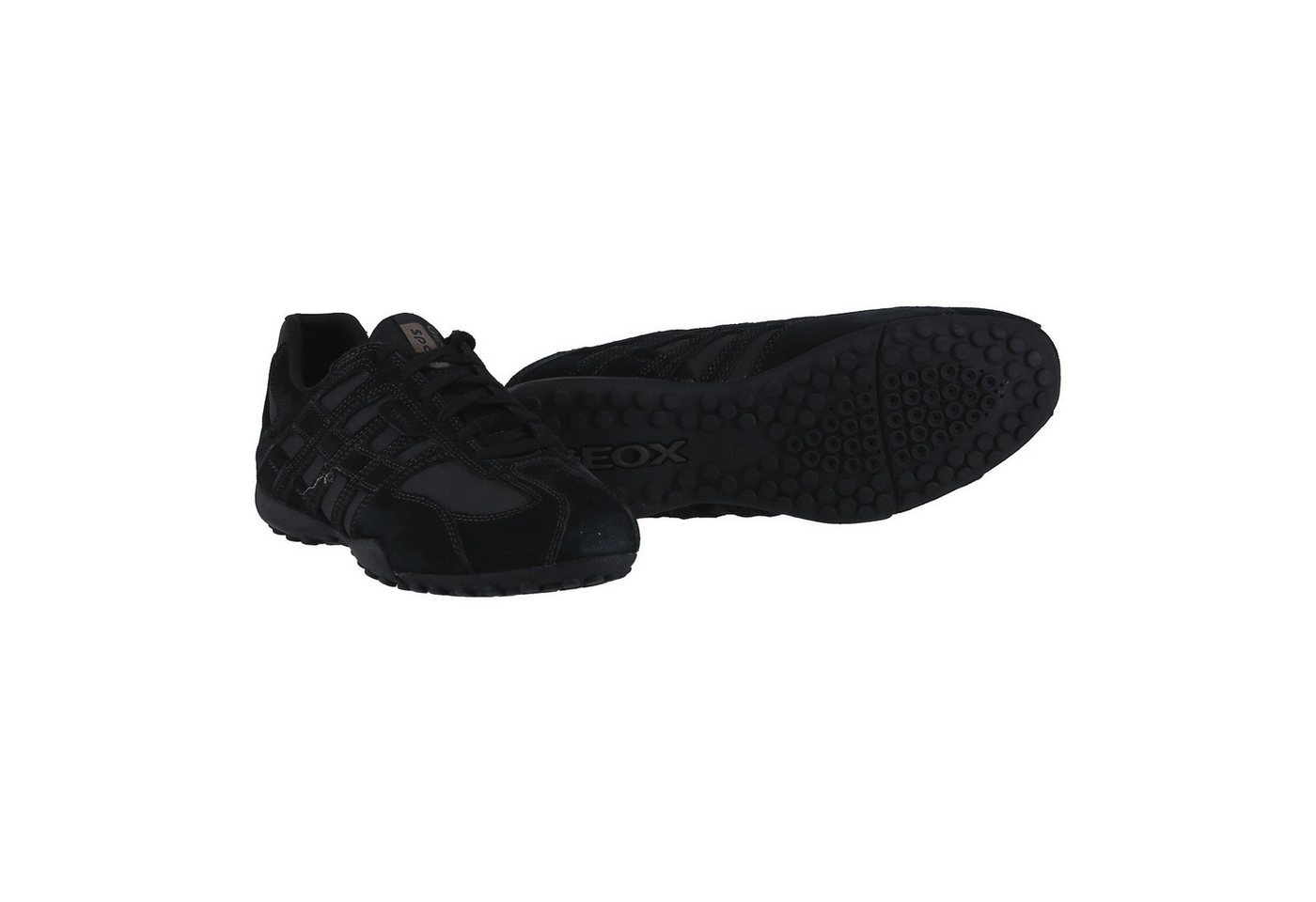 Geox Snake Original (Leder) schwarz Herren Sneaker