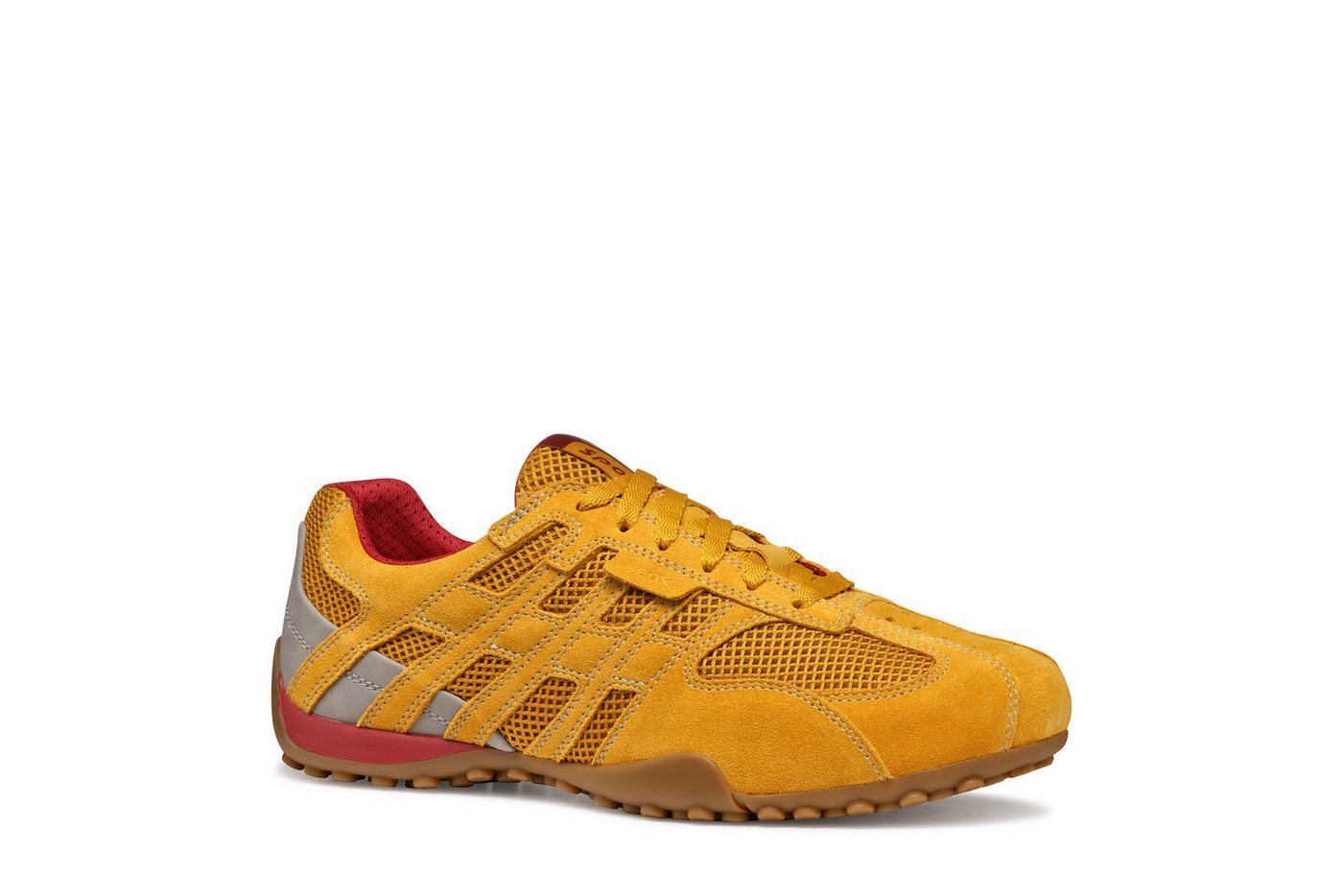 Geox U SNAKE ORIGINAL Sneaker Halbschuh, Freizeitschuh, Schnürer im Retro-Look