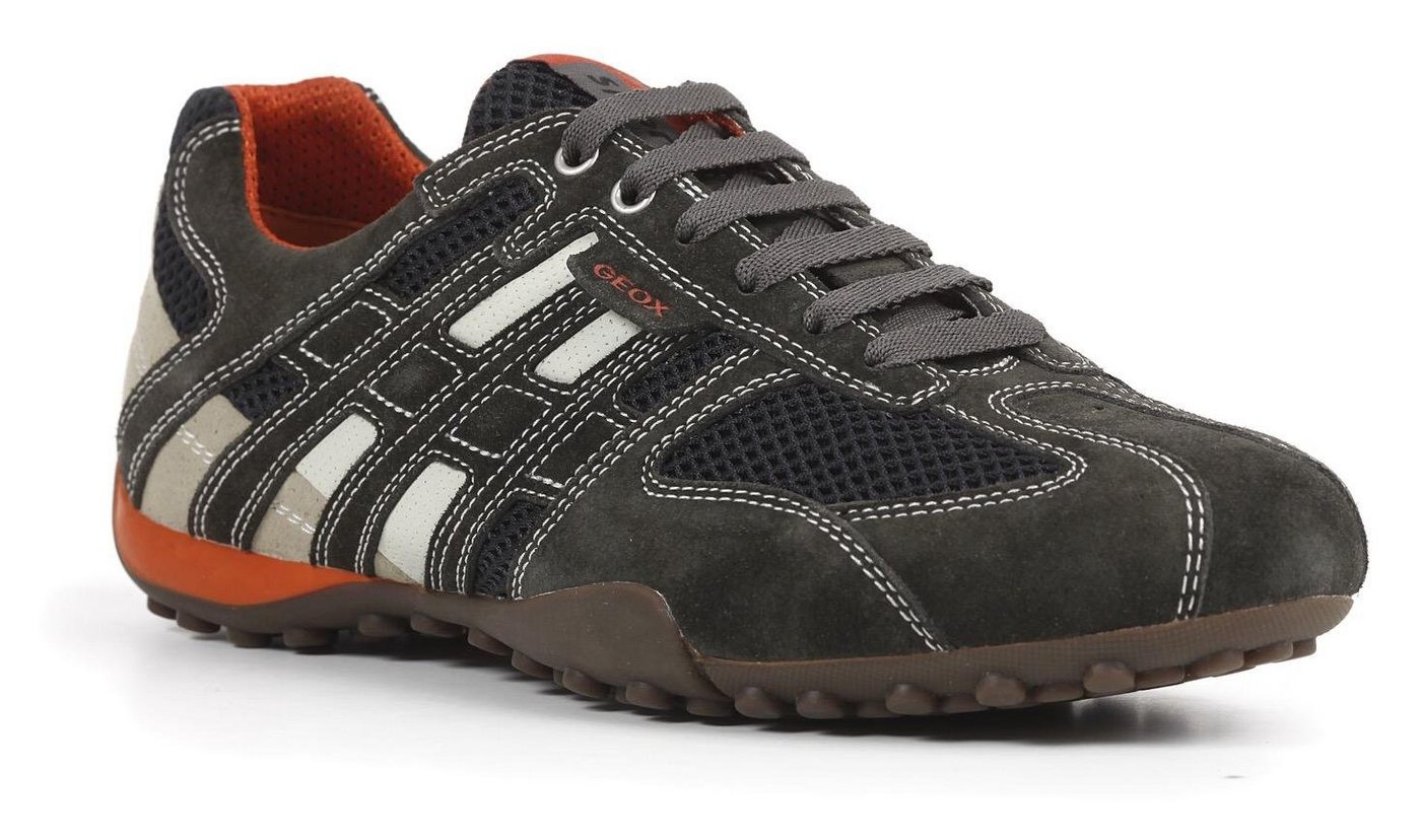 Geox U SNAKE Sneaker Freizeitschuh, Schnürschuh mit Geox Spezial Membran