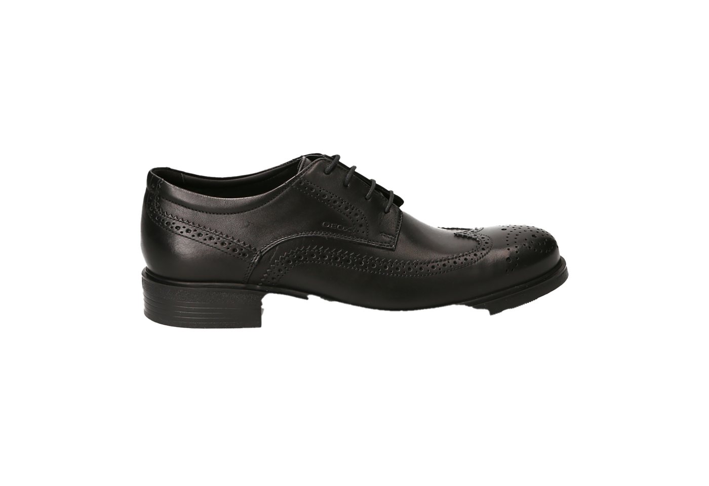 Geox U34R2B 00043 C9999 DUBLIN, Schnürschuhe, Schwarz, Herren Schnürschuh