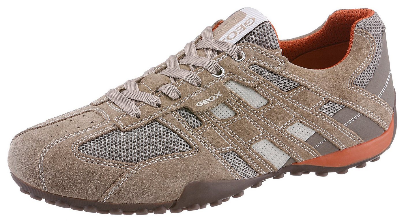 Geox U SNAKE Sneaker Freizeitschuh, Schnürschuh mit Geox Spezial Membran