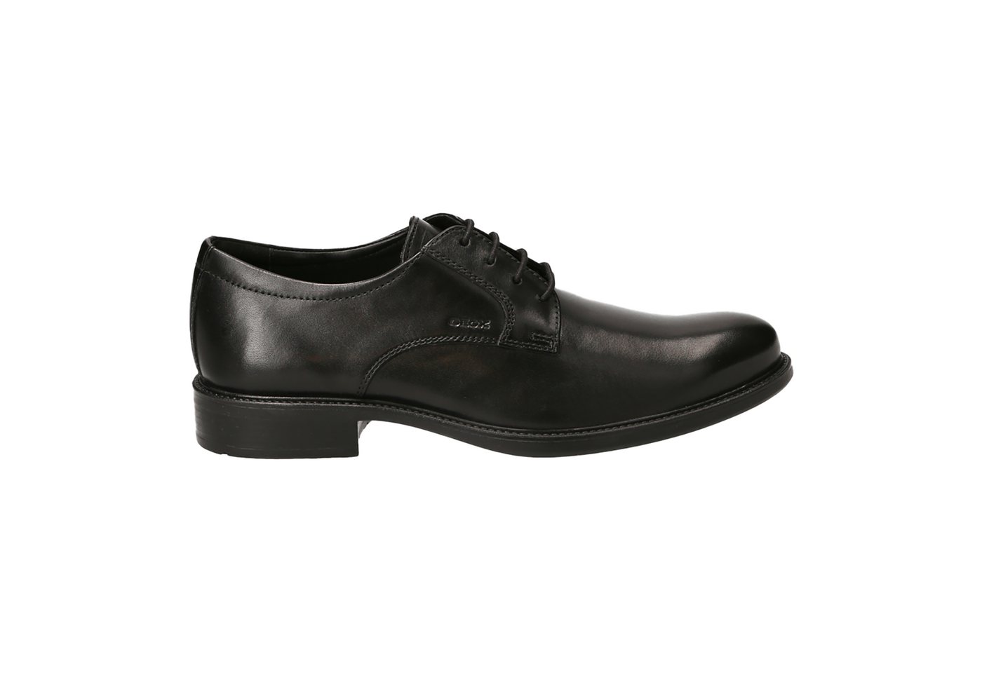 Geox U52W1D 00043 C9999, Schnürschuhe, Schwarz, Herren Schnürschuh