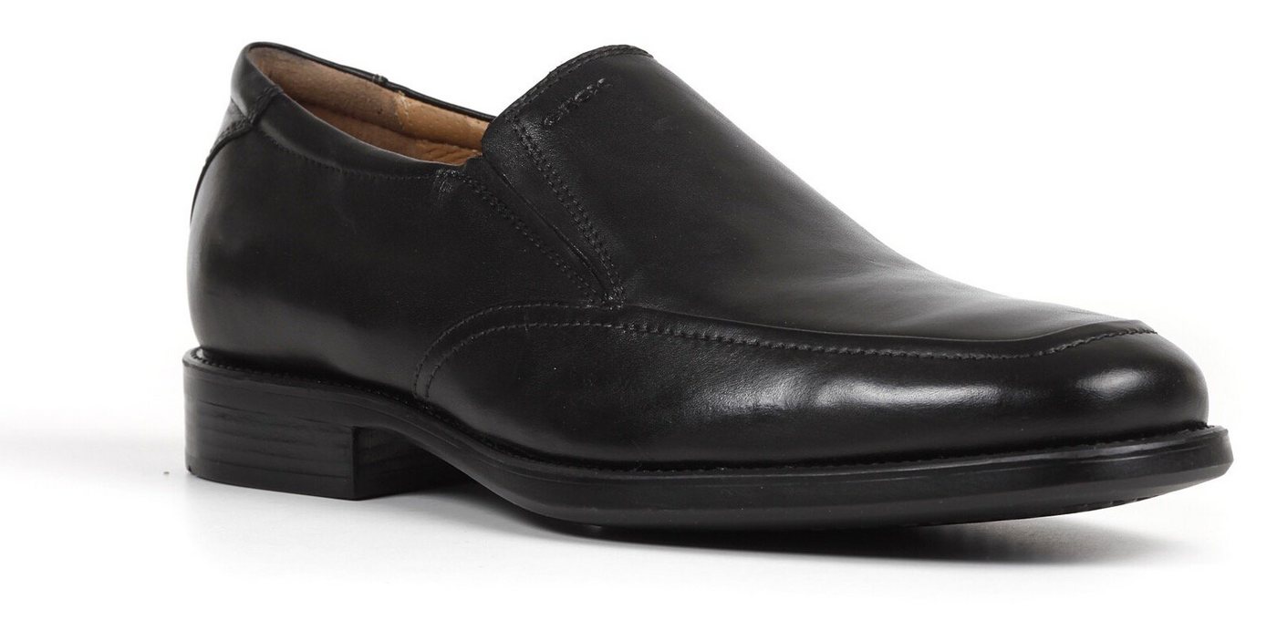 Geox UOMO FEDERICO Slipper Business Schuh, Schlupfschuh mit Blockabsatz