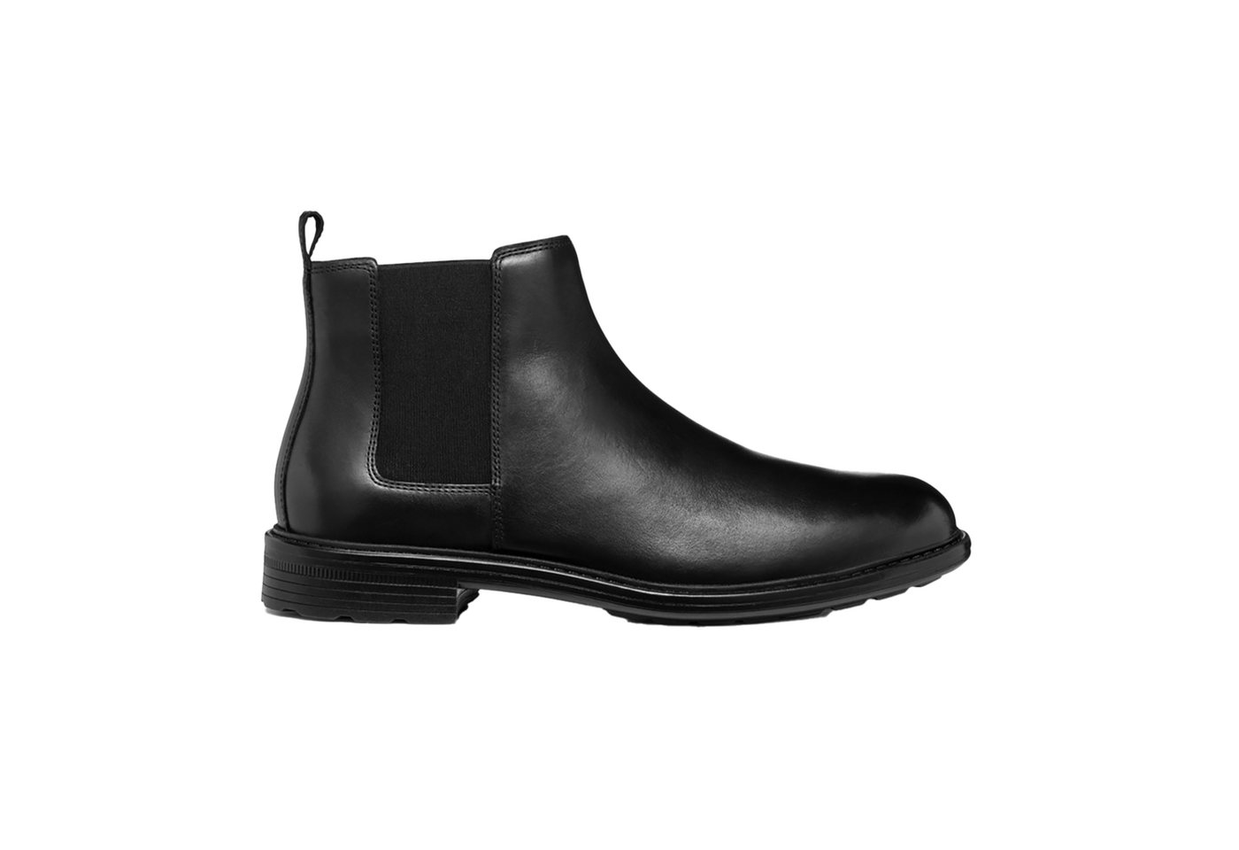 Geox WALK PLEASURE, Chelsea Boots, Stiefeletten, Schwarz, Herren Stiefelette