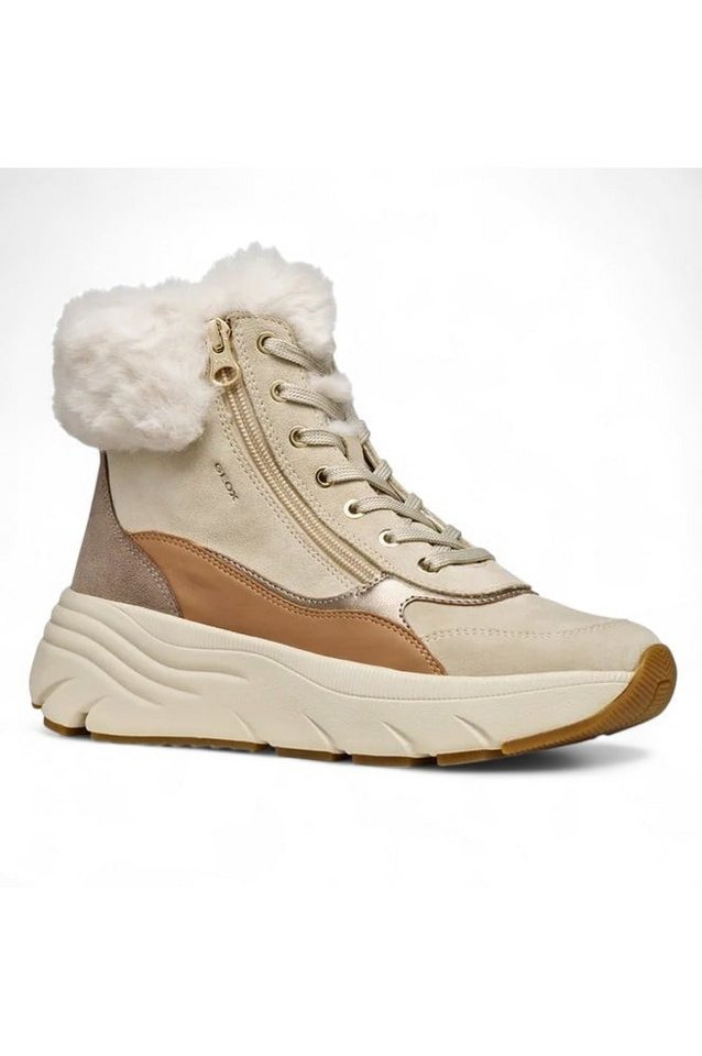 Geox Winterschuhe Diamanta B (Leder, mit seitlichen Reissverschluss) Winterstiefel