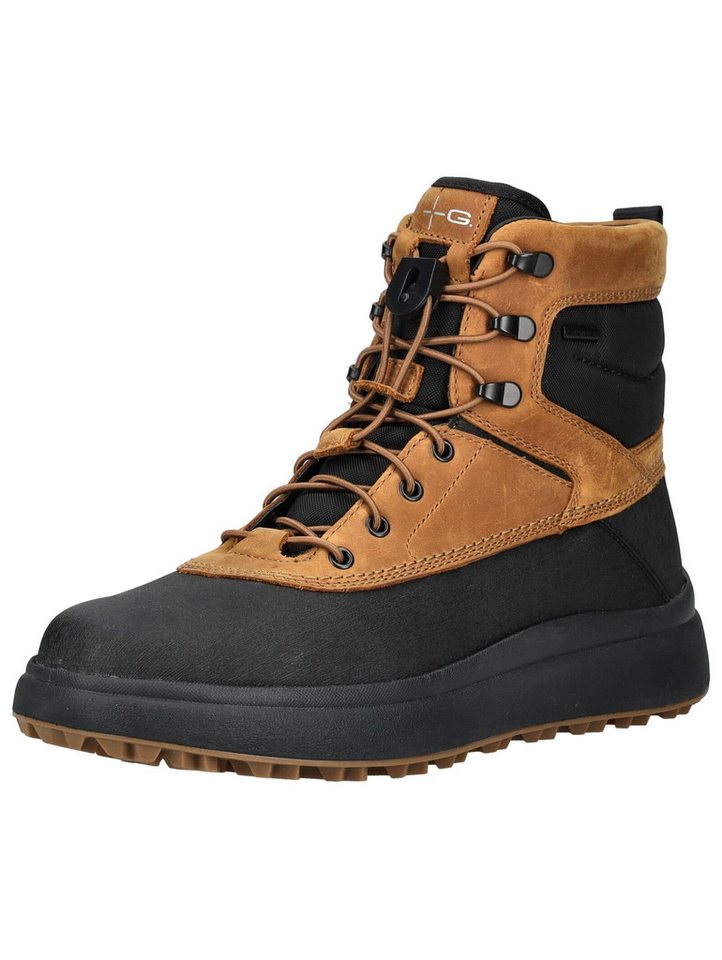 Geox Stiefelette Leder/Textil Schnürstiefelette