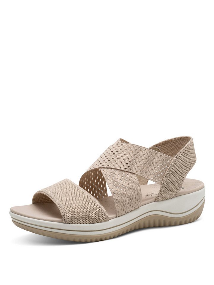 Gesundheitscheck Komfort-Sandale für empfindliche & breite Füße, Sandale (2-tlg., 1 Paar) Komfort-Sandale für empfindliche & breite Füße, ohne Verschluss