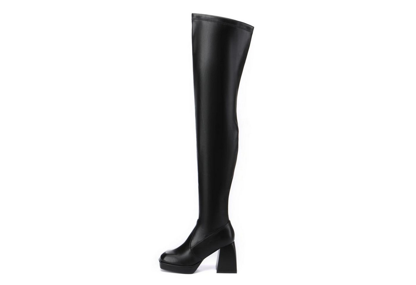 Giaro COSMO Overkneestiefel 10 cm Absatzhöhe, 2 cm Plateau, veganes Leder