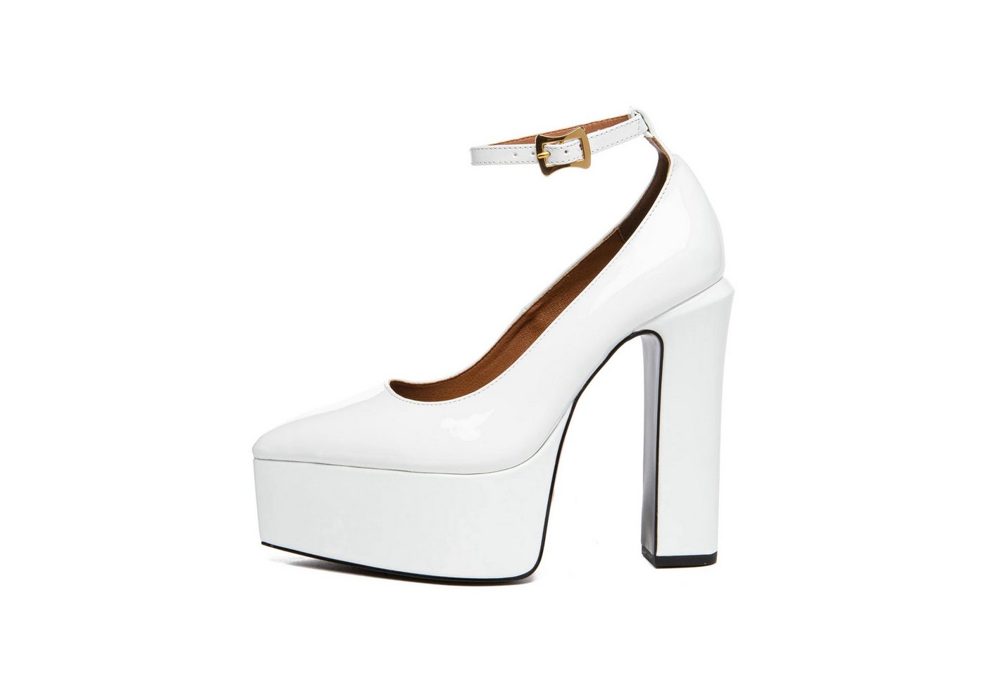 Giaro STYLET Plateaupumps 14 cm Absatzhöhe, 4 cm Plateau, veganes Leder