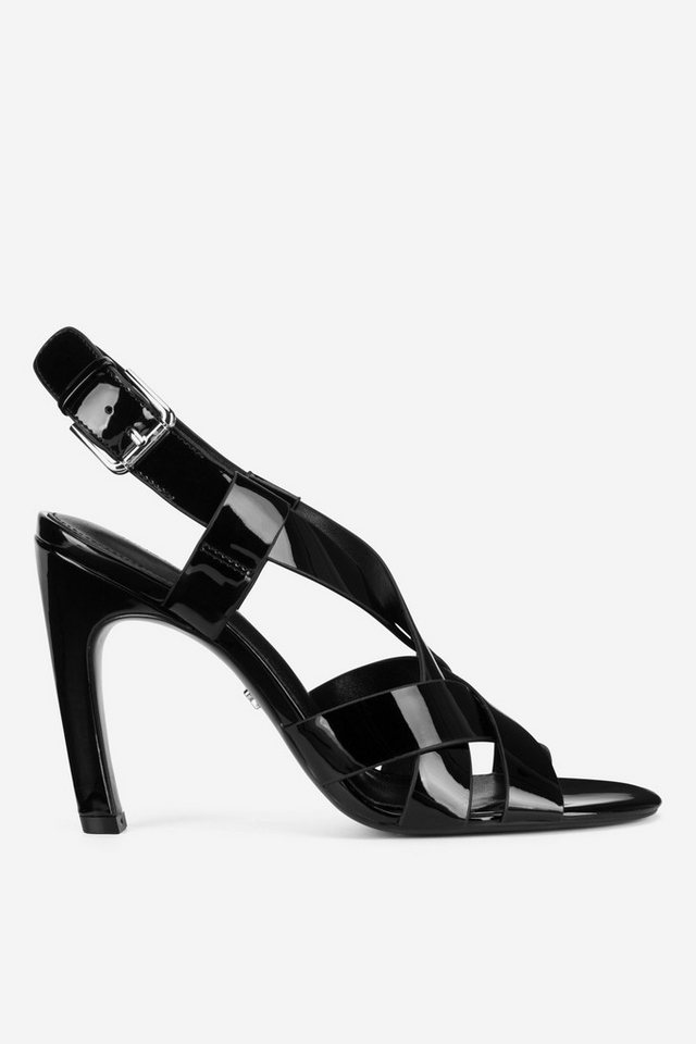 gino rossi AMEY‑V1883‑05 – Elegante Damen-Sandaletten aus Lackleder Sandale Lackleder, elegant, hoher Absatz