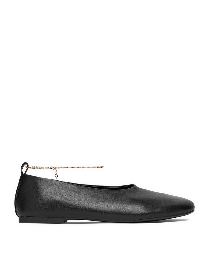gino rossi Damen-Ballerinas Schwarz Gino Rossi-EO-V2198-73 Schwarz Ballerina