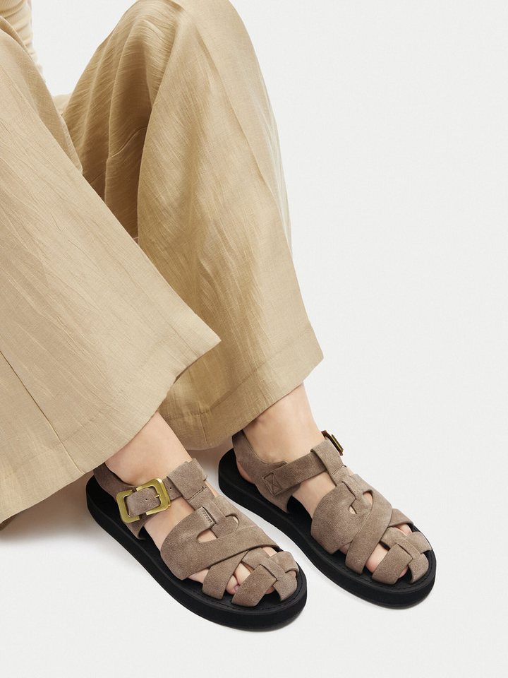 gino rossi Damen Sandals Braun LOCK-CS882-HM-01 Sandale