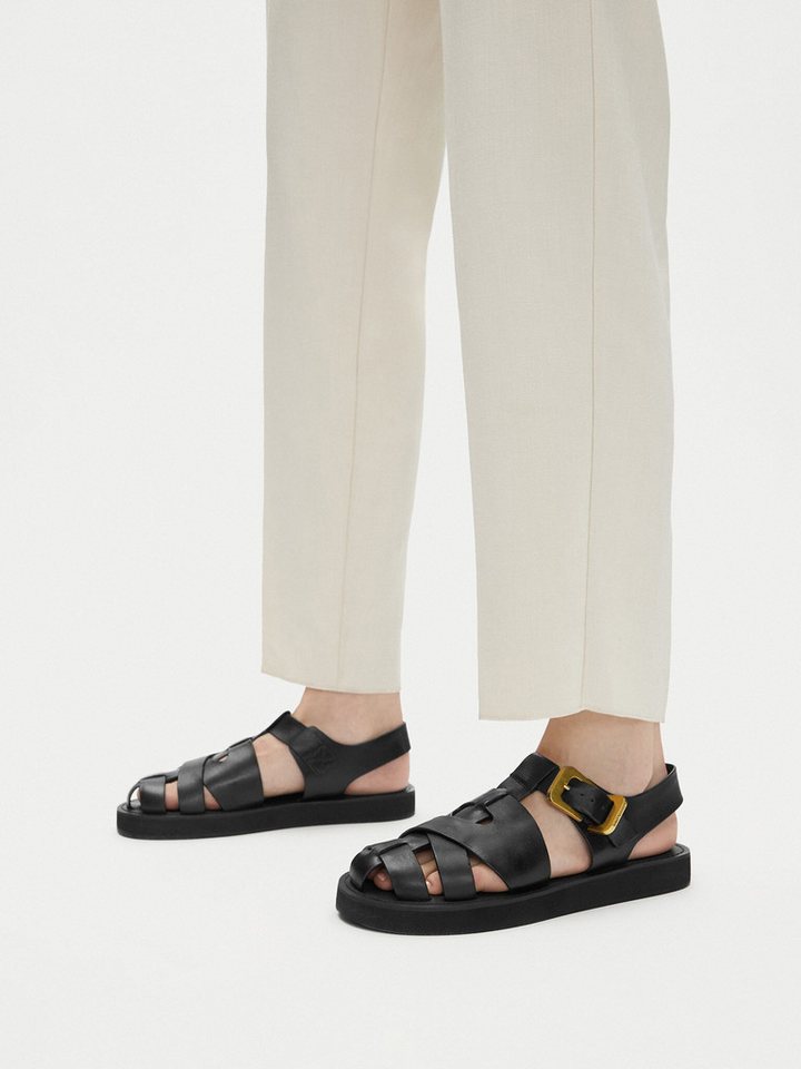 gino rossi Damensandalen Schwarz LOCK-CS882-HM-01 Sandale