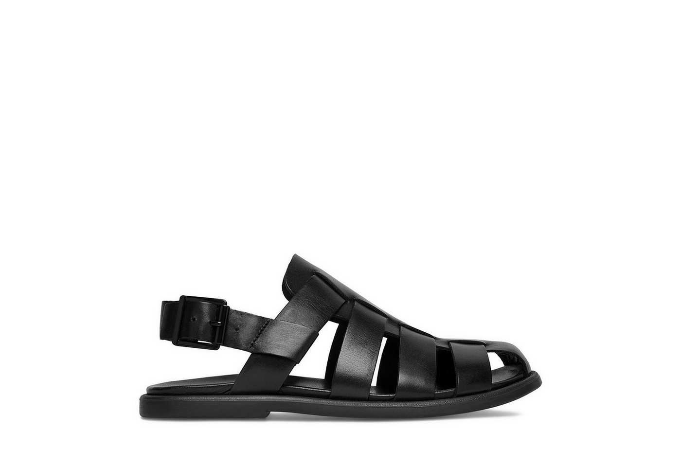 gino rossi Herren-Sandalen Schwarz Sandale
