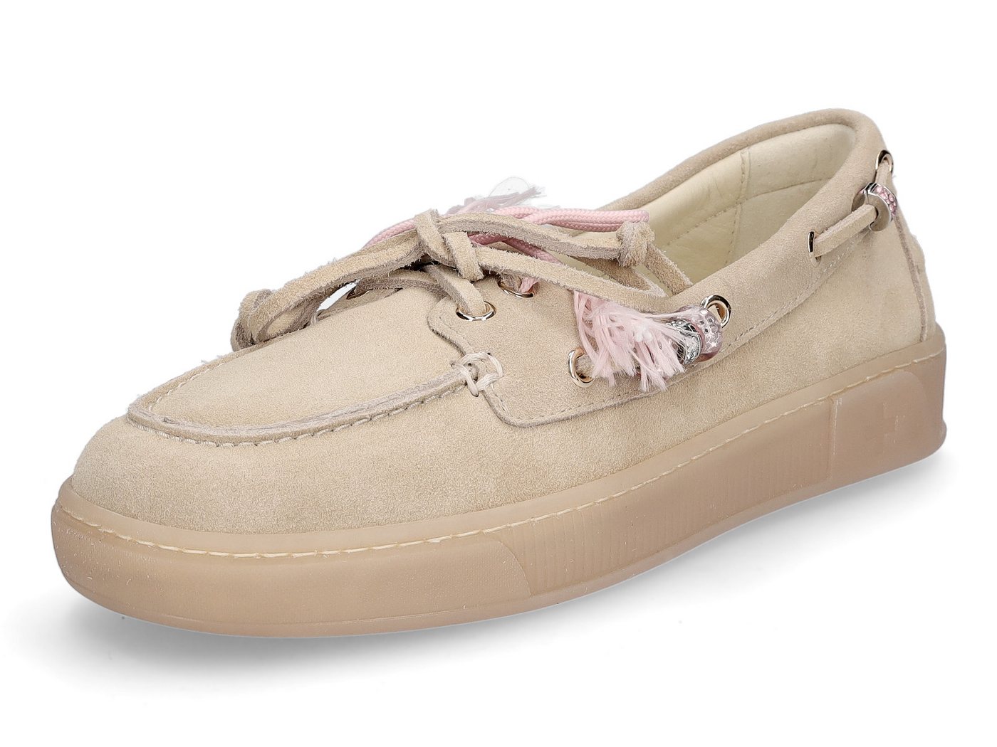 Gio+ Damen Mokassin beige Slipper