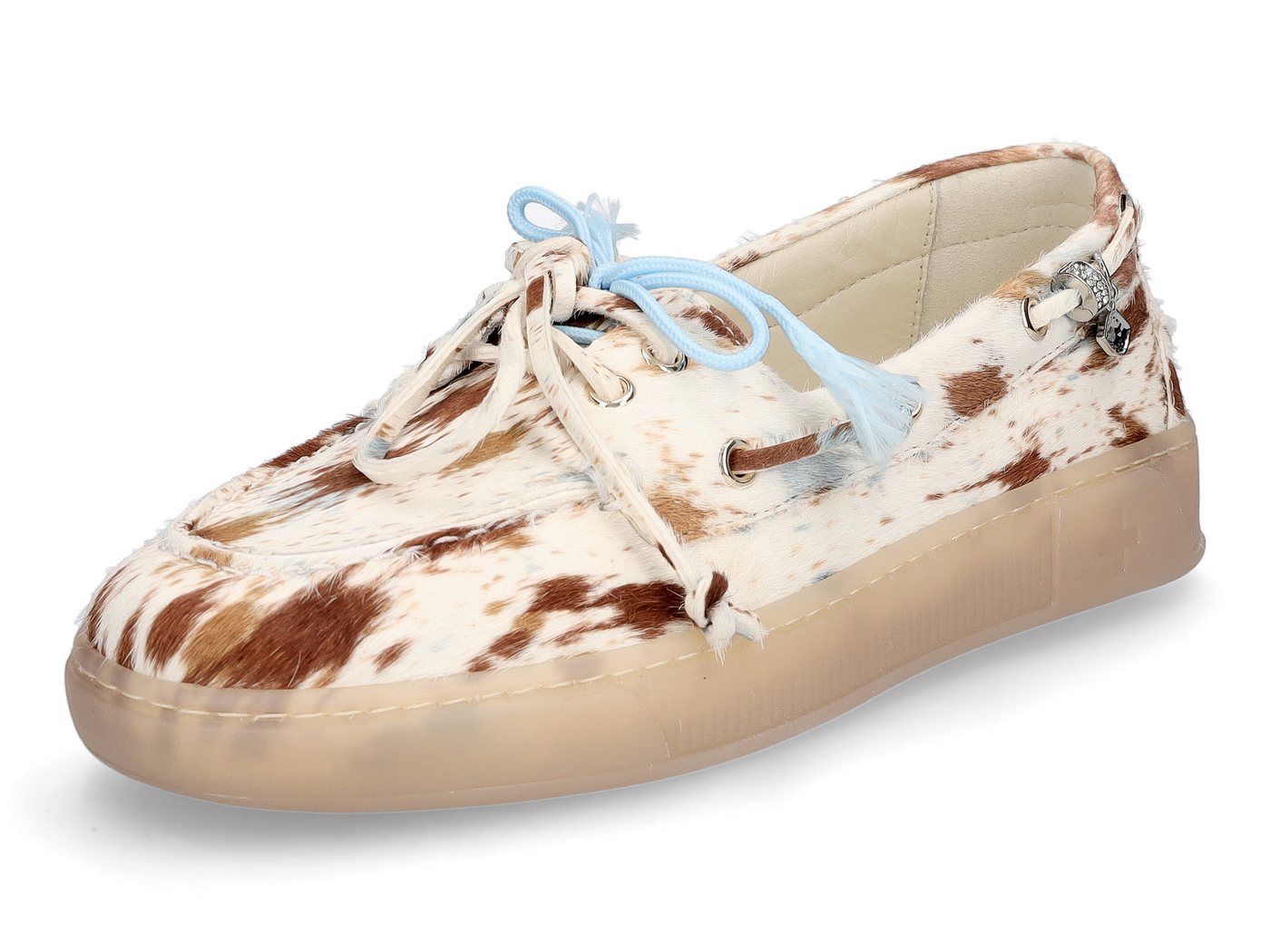 Gio+ Damen Mokassin offwhite multi Slipper