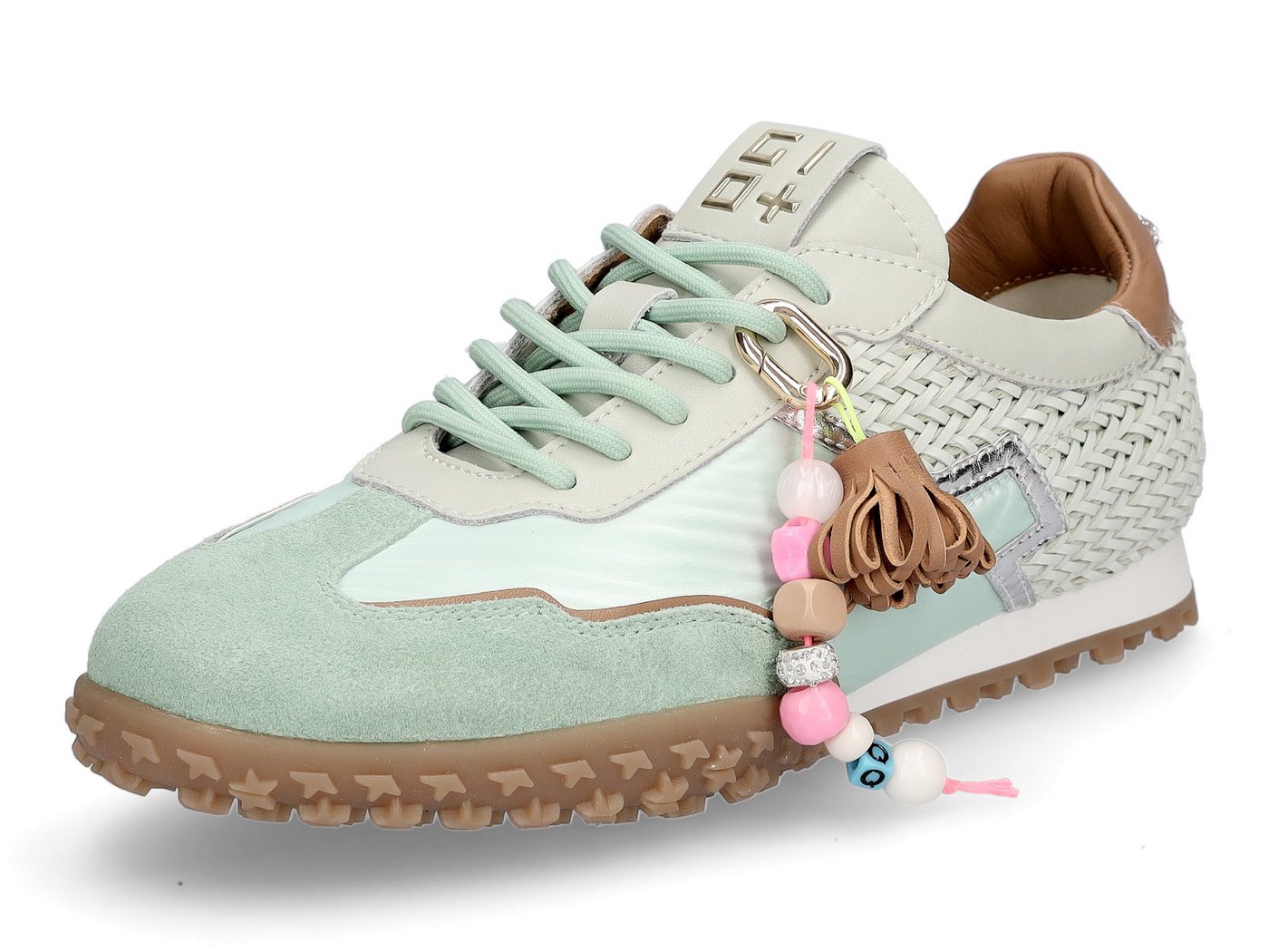 Gio+ Damen Sneaker grün Sneaker