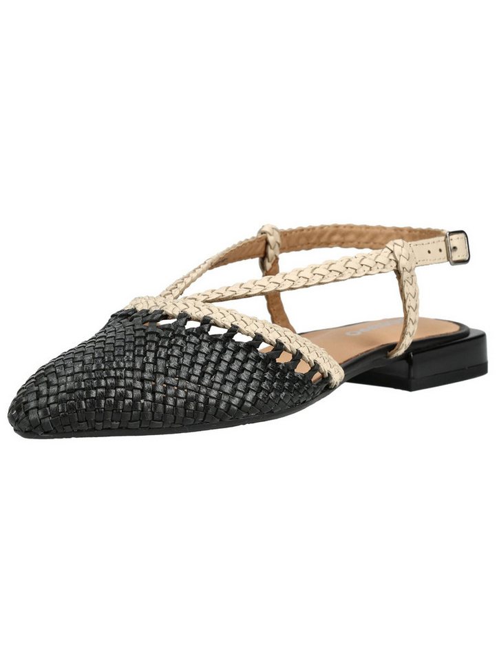 Gioseppo Ballerinas Leder Ballerina (beige/schwarz)