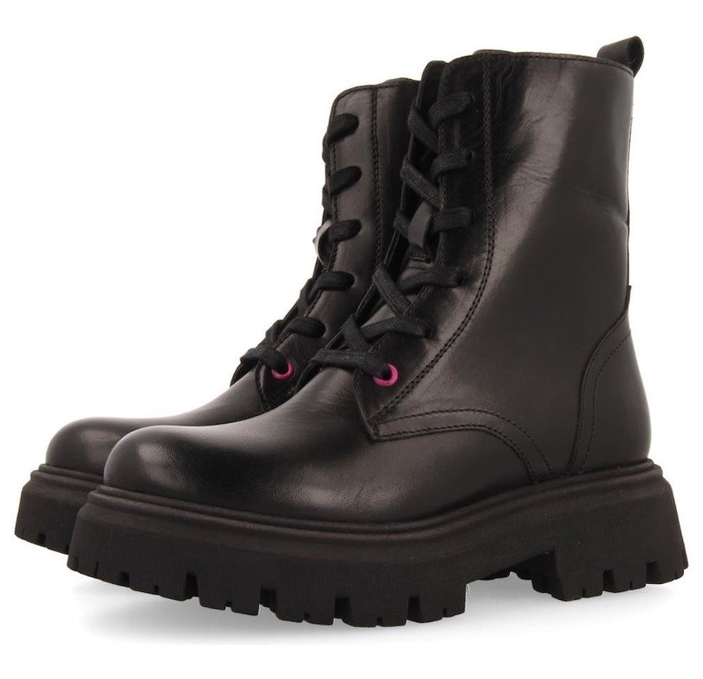 Gioseppo GARTNESS Schnürstiefel Plateustiefel, Chunky Boots, Winterstiefel mit Blockabsatz