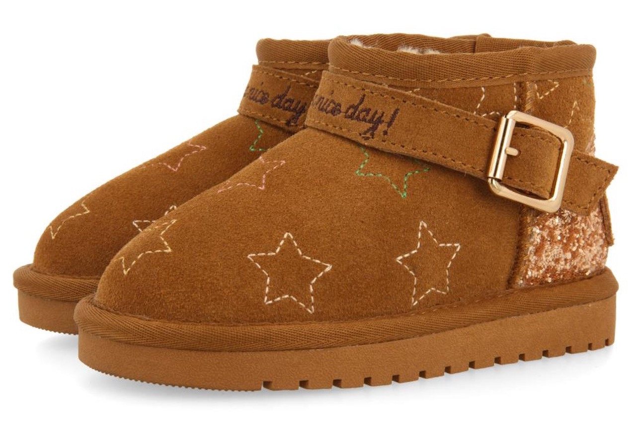 Gioseppo MATREI Winterboots Schlupfstiefel, Hausschuh, Winterschuh mit Glitzer