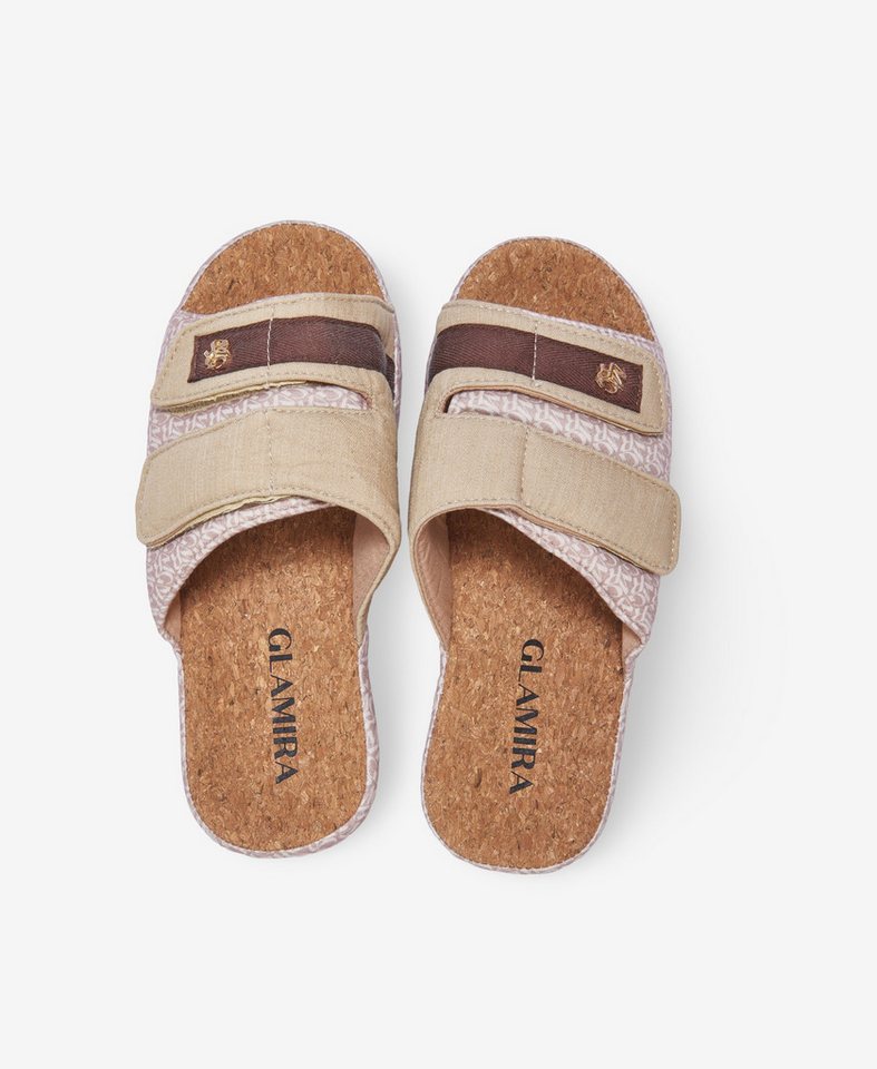 GLAMIRA Beige Herren-Hausschuhe mit Kork Hausschuh (1-tlg) zum Schlupfen