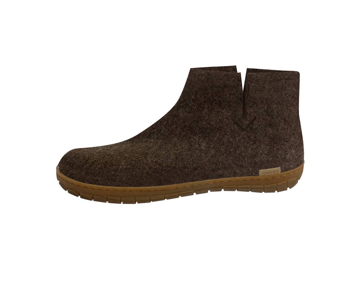 glerups dk Naturkautschuksohle Hausschuh (1-tlg) Boots - Natürliches Material, Schützt vor Geruch, Bequem und weich
