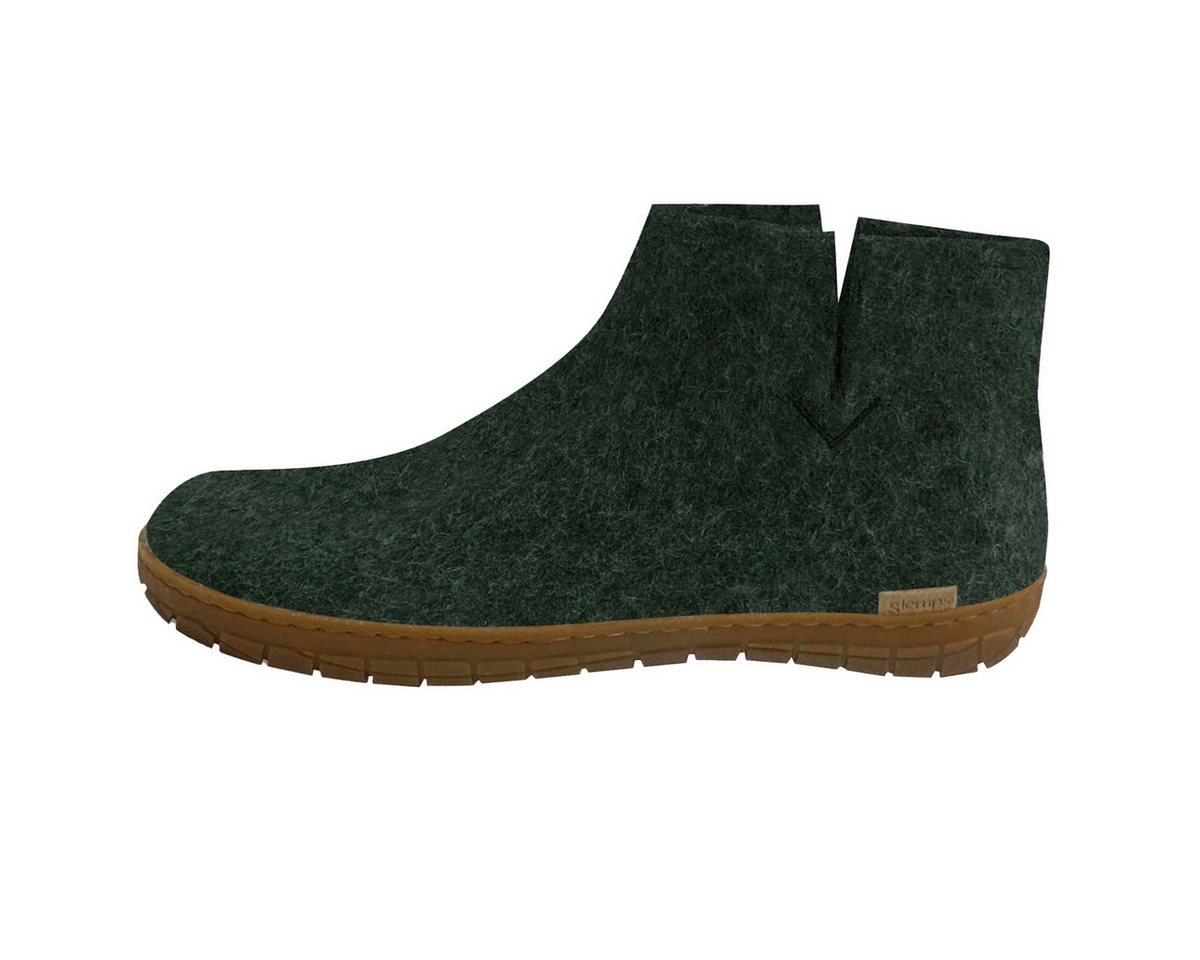 glerups dk Naturkautschuksohle Hausschuh (1-tlg) Boots - Natürliches Material, Schützt vor Geruch, Bequem und weich