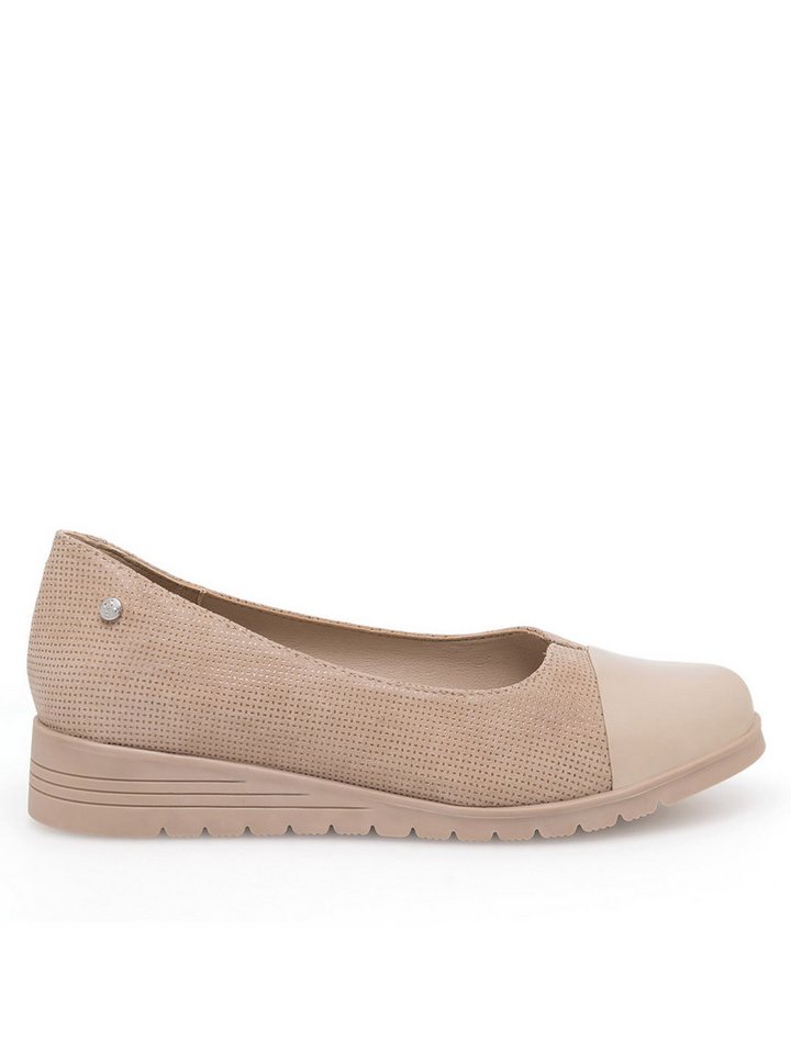 Go Soft Ballerinas Damen EST-TOMI-01 Beige Ballerina