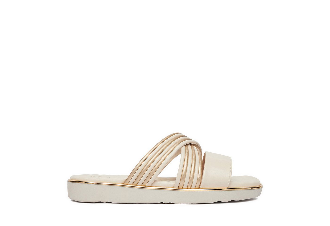 Go Soft Damen-Flip-Flops, Beige Badepantolette (beige)