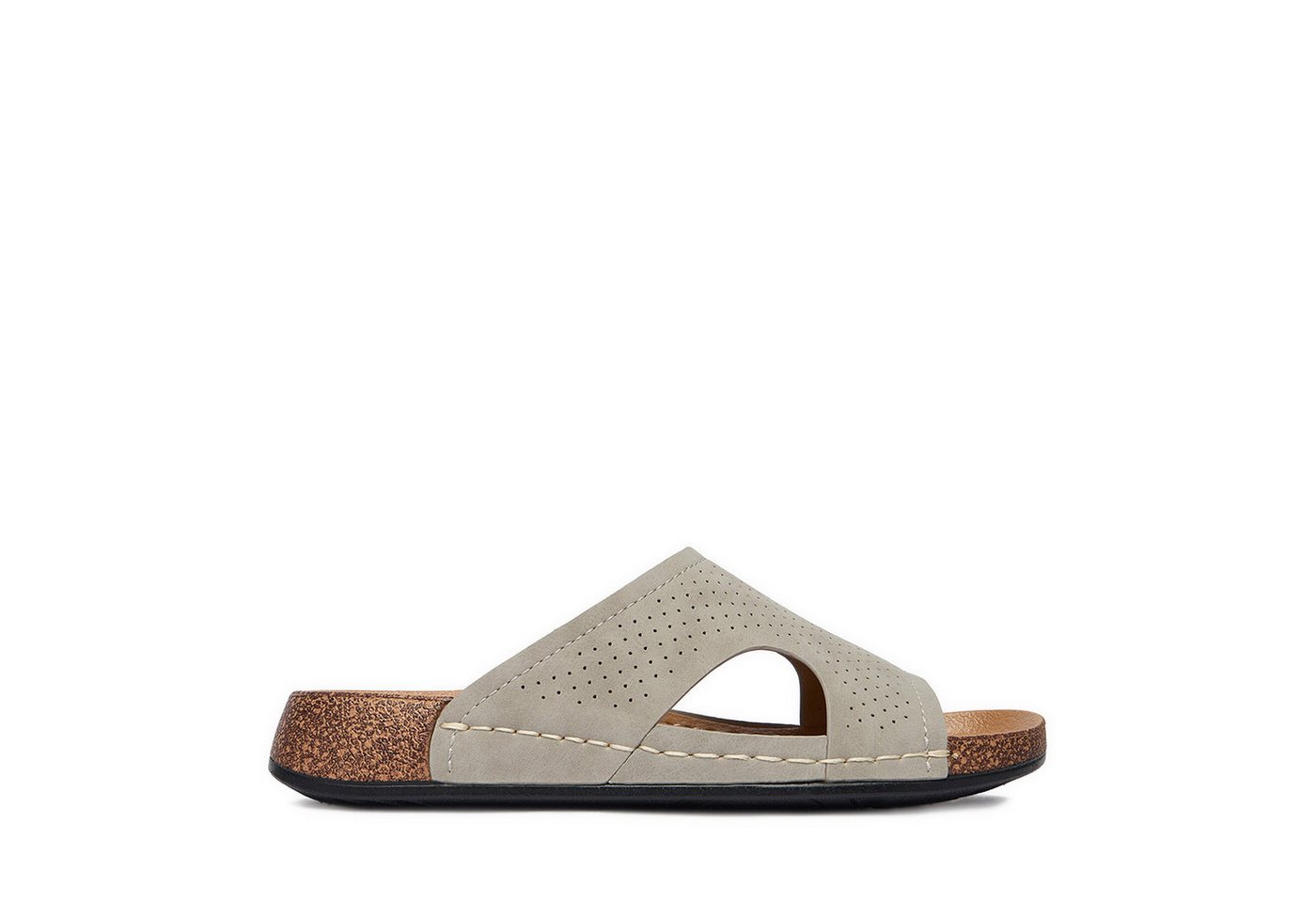 Go Soft Damen-Flip-Flops, Grau Badepantolette