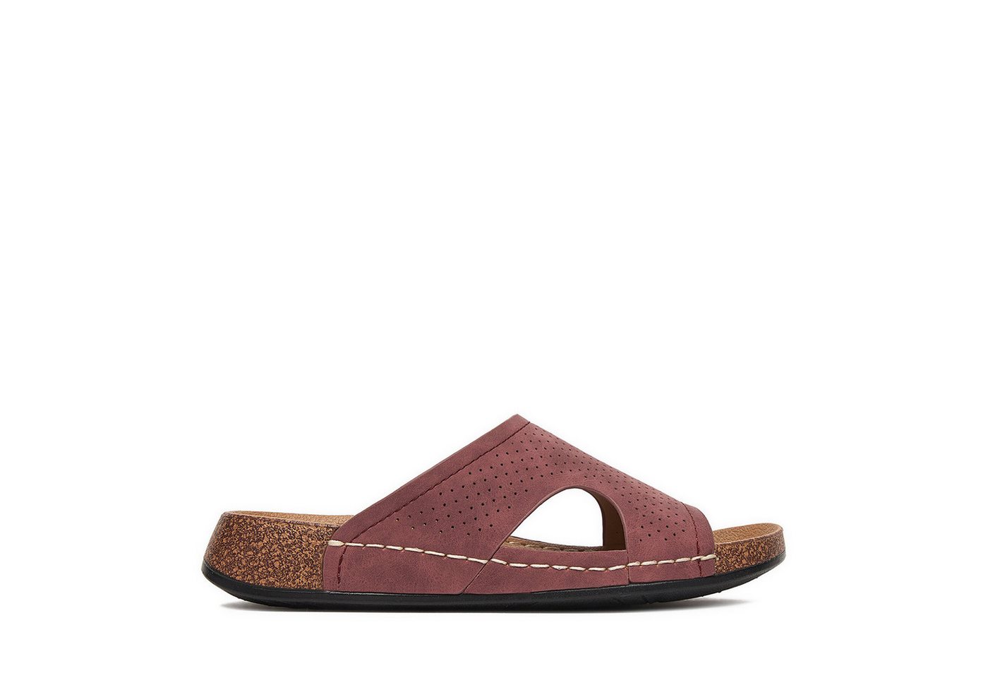 Go Soft Damen-Flip-Flops in Burgunderrot Badepantolette