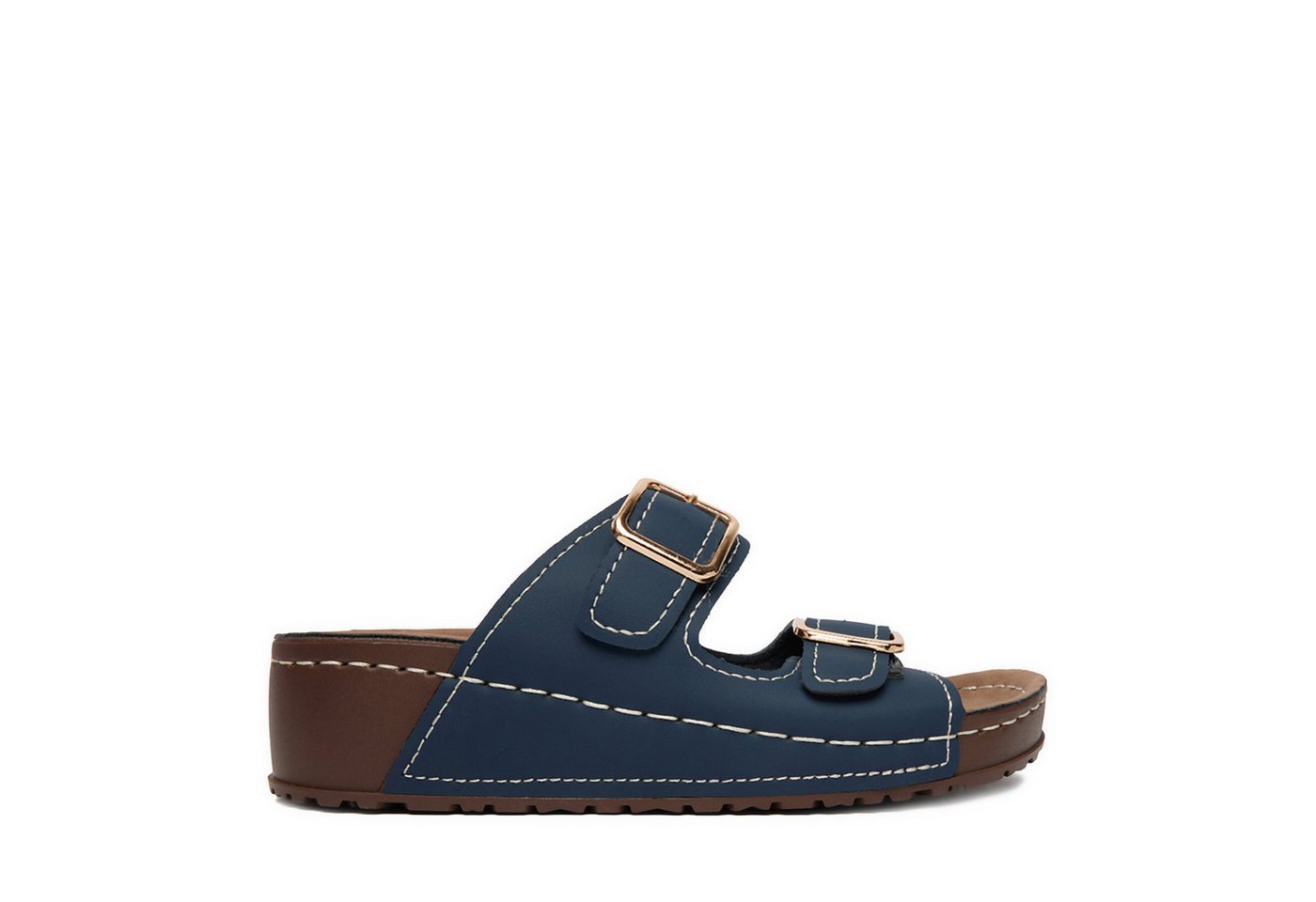 Go Soft Damen Flip-Flops Marine Badepantolette