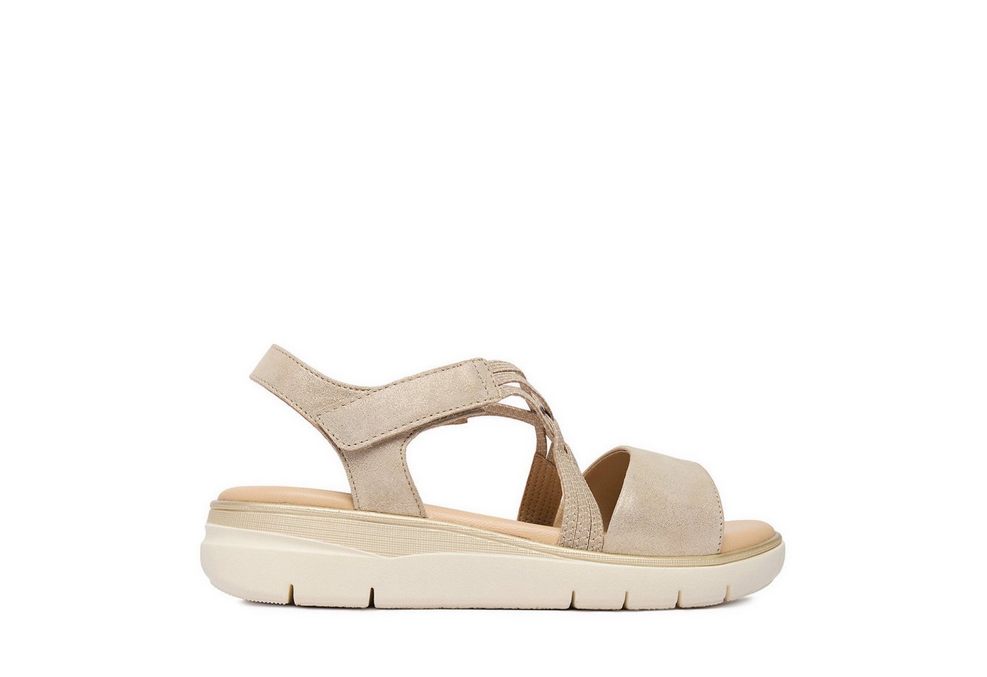 Go Soft Damen-Sandalen Gold Sandale
