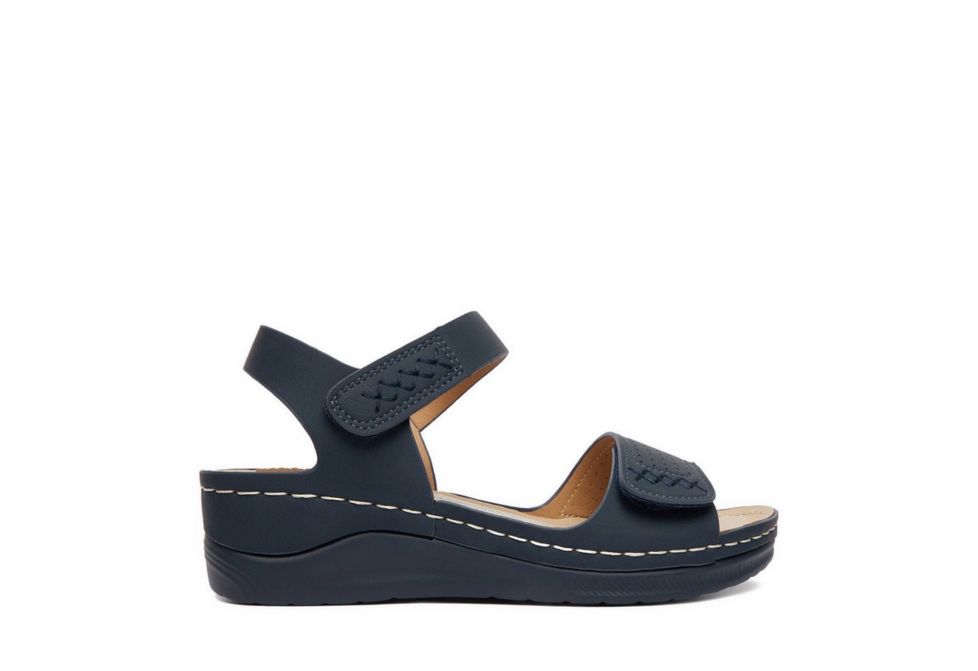 Go Soft Damen-Sandalen in Marineblau Sandale (blau)