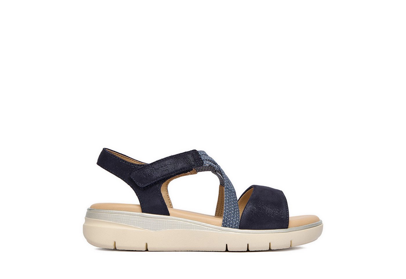 Go Soft Damen-Sandalen in Marineblau Sandale
