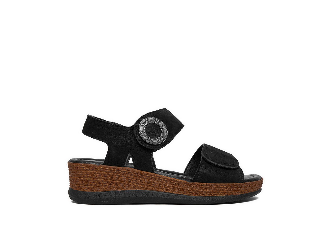 Go Soft Damen-Sandalen Schwarz Sandale (schwarz)