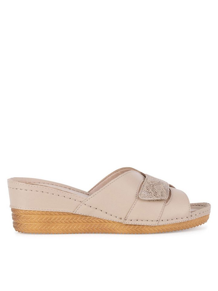 Go Soft Pantoletten ARC-2309-07 Beige Pantolette