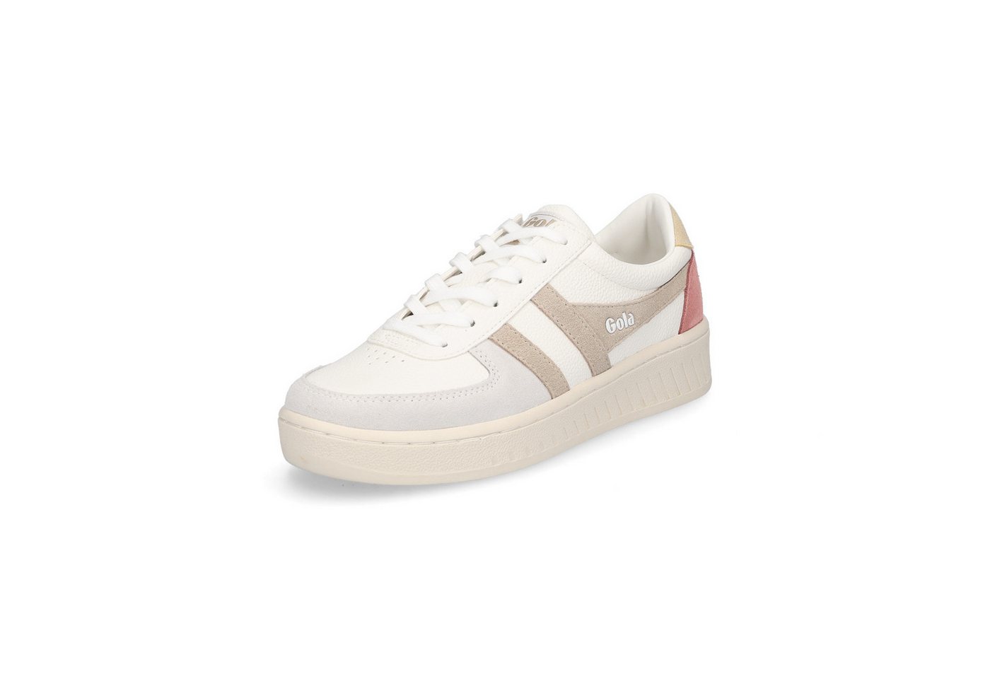 Gola Damen Sneaker Grandslam Trident weiß taupe Sneaker