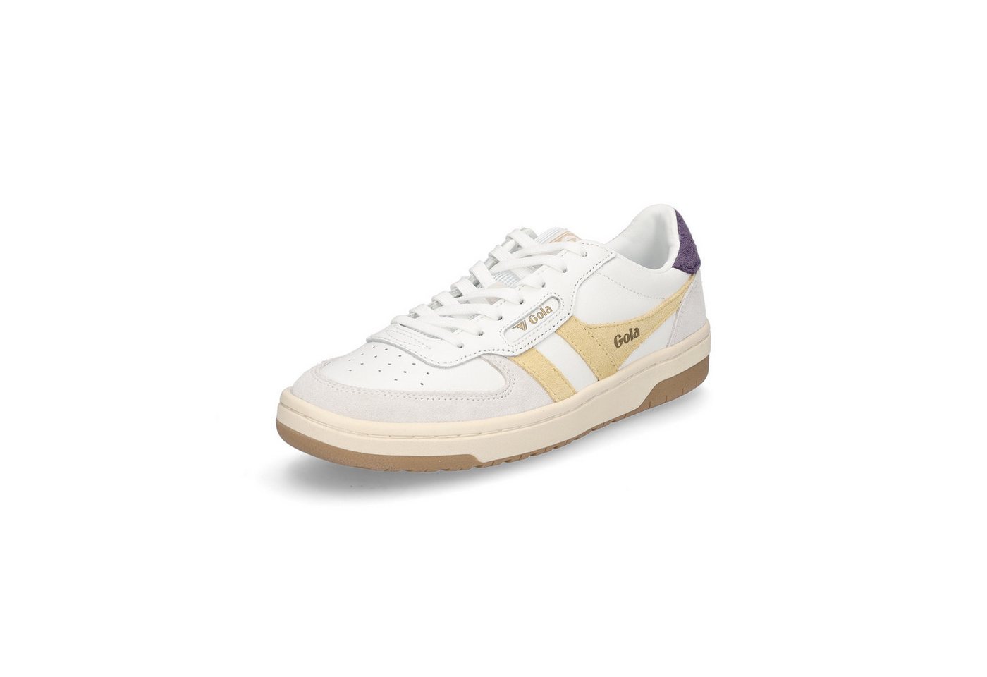 Gola Damen Sneaker Hawk weiß gelb Sneaker