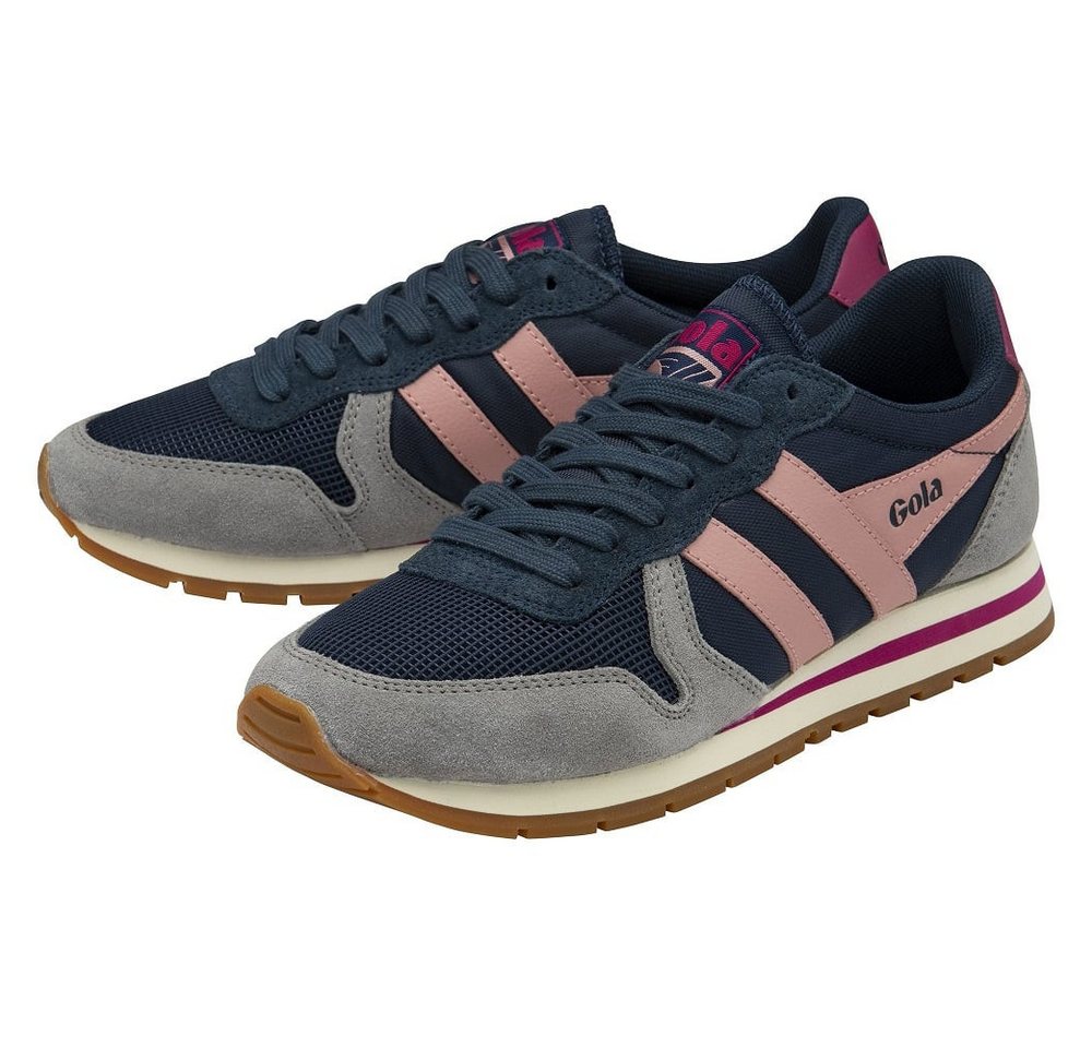 Gola Daytona 2025 navyblau/zementgrau/coralrosa Damen Sneaker