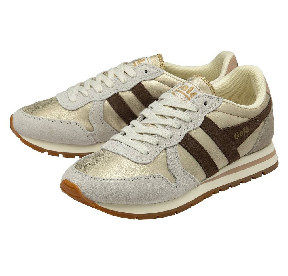 Gola Daytona Blaze gold/dunkelbraun/cameo Damen Sneaker
